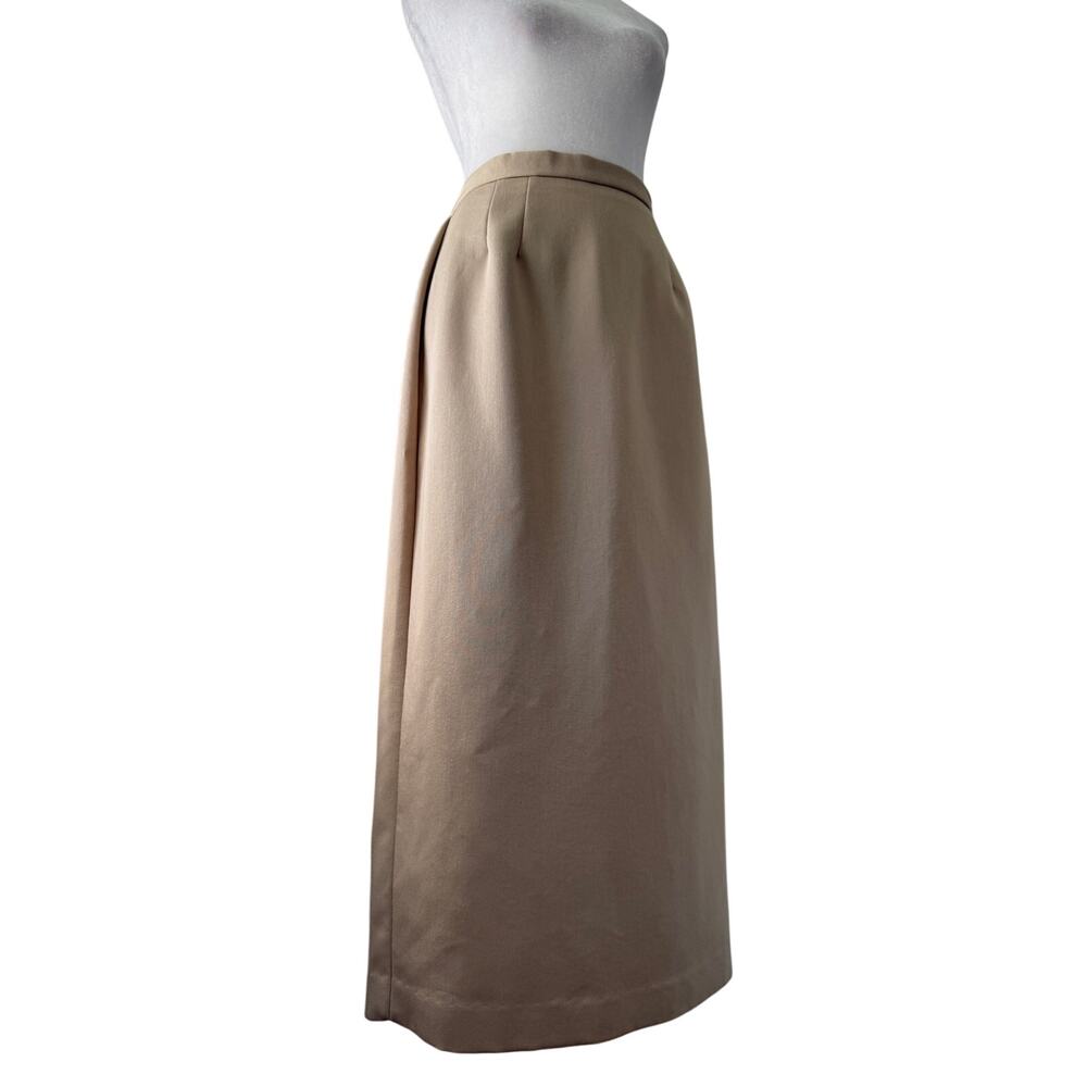 NWT Vintage ‘00s Laura Scott Khaki Maxi Skirt
